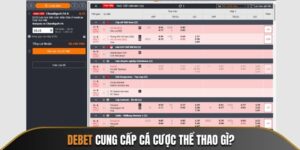 Debet Cung Cấp Cá Cược Thể Thao Gì? Khám Phá Ngay